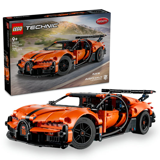 LEGO Technic 42222 Bugatti Chiron Pur Sport Hypercar Age 9+ 771pcs