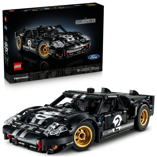 LEGO Technic 42223 1966 Ford GT40 MKII Race Car Age 18+ 793pcs