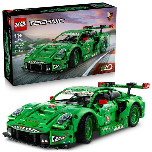 LEGO Technic 42224 Porsche 911 GT3 R REXY AO Racing Car Age 11+ 1313pcs
