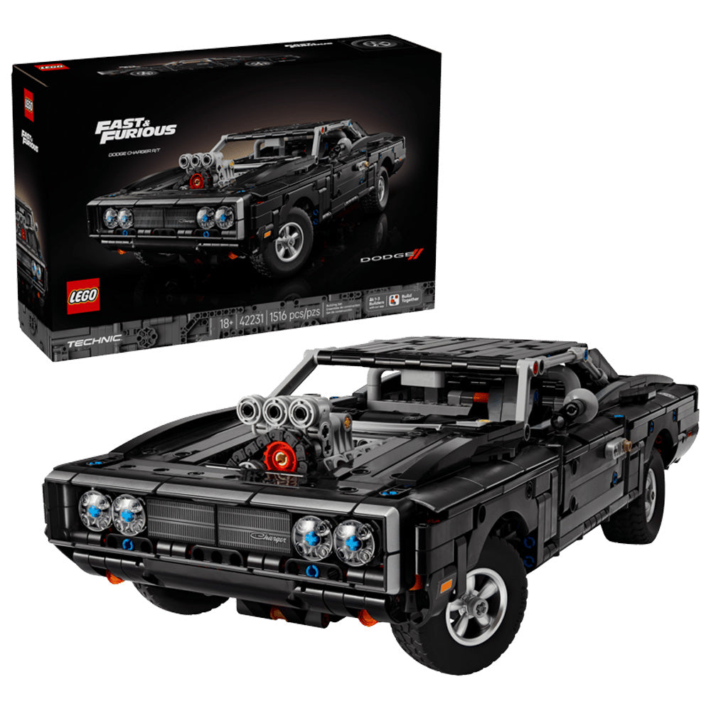 LEGO Technic 42231 Fast and Furious Dodge Charger R/T Car Age 18+ 1516pcs