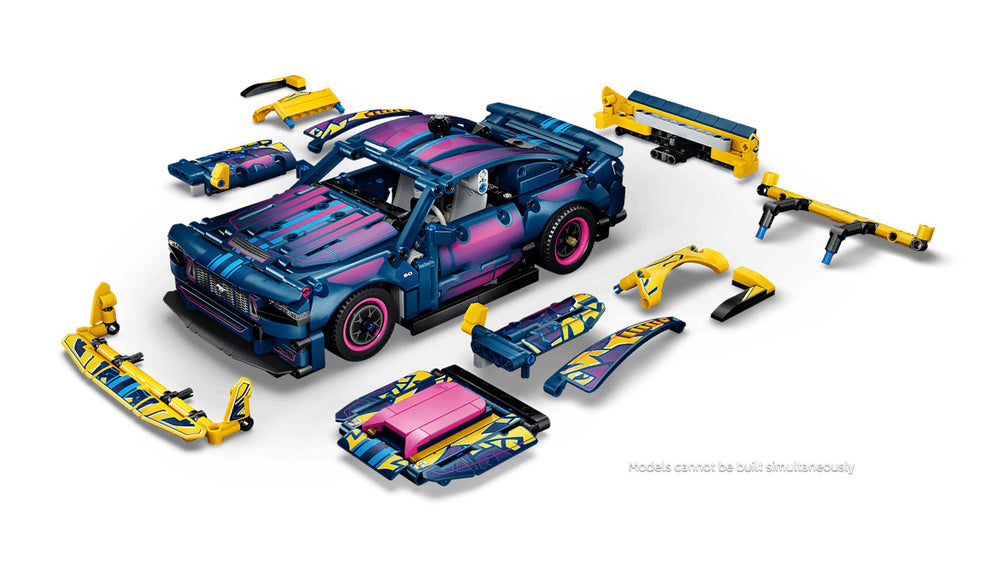 LEGO Technic 42236 Custom Garage Ford Mustang GT Car Age 10+ 973pcs