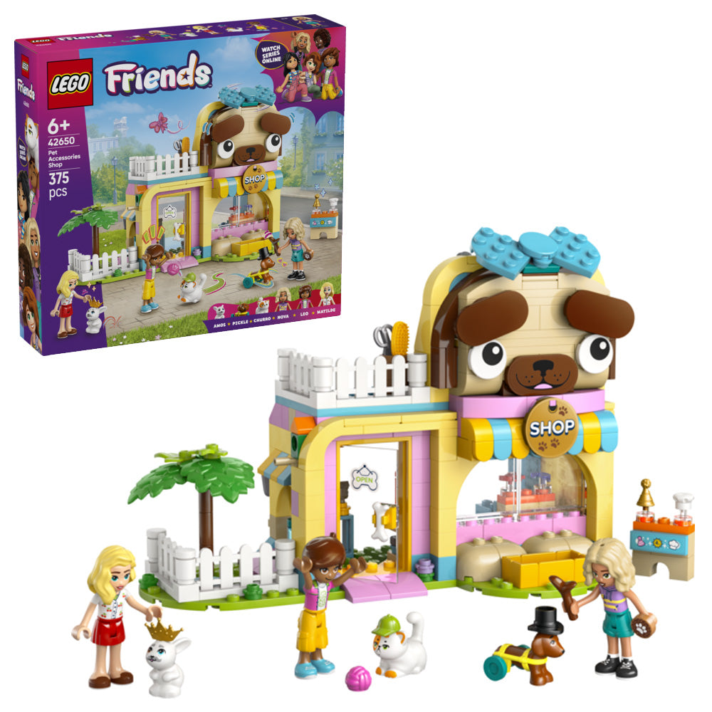 LEGO Friends 42650 Pet Accessories Shop Age 6+ 375pcs