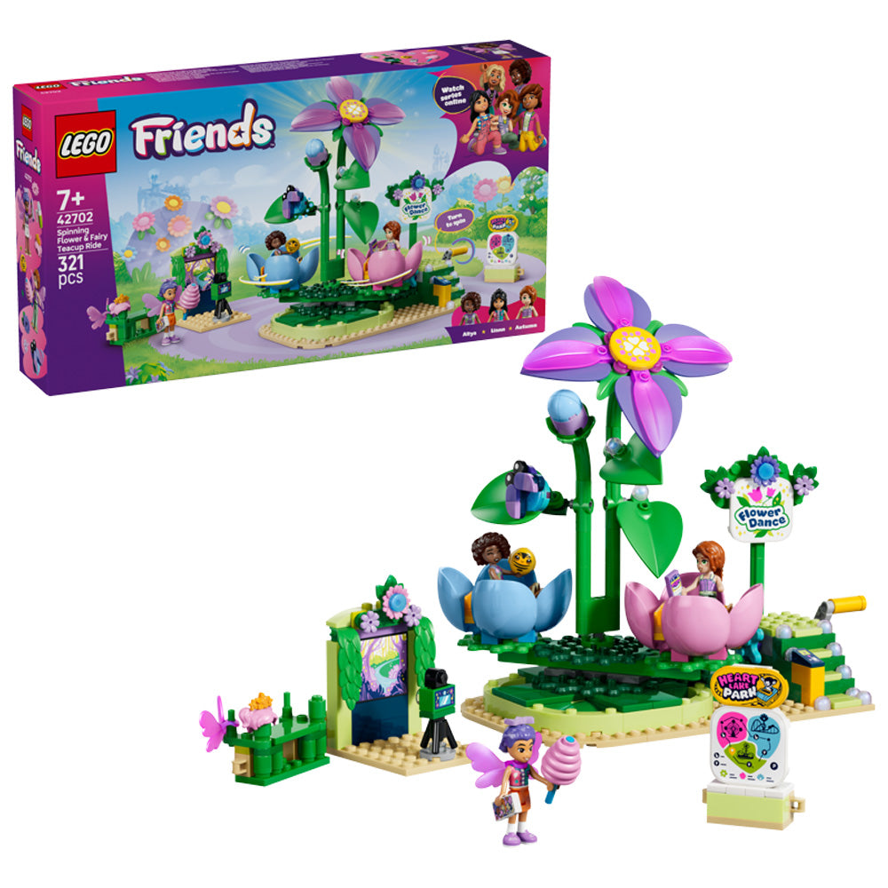 LEGO Friends 42702 Spinning Flower & Fairy Teacup Ride Age 7+ 321pcs