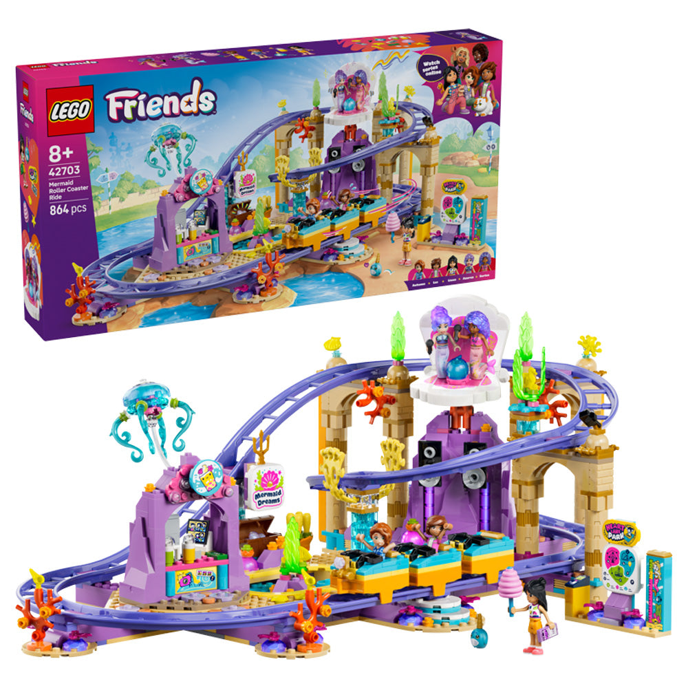 LEGO Friends 42703 Mermaid Roller Coaster Ride Age 8+ 864pcs