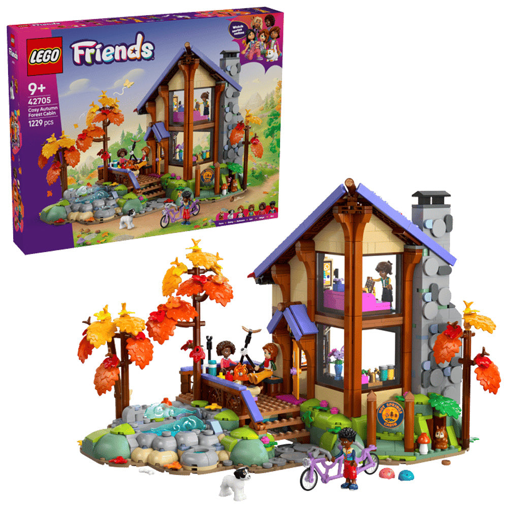 LEGO Friends 42705 Cosy Autumn Forest Cabin Age 9+ 1229pcs