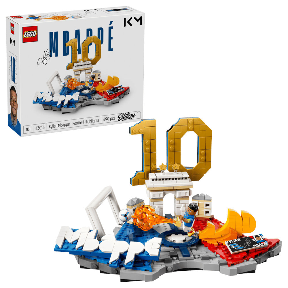 LEGO Editions 43013 Kylian Mbappé – Football Highlights Age 10+ 490pcs