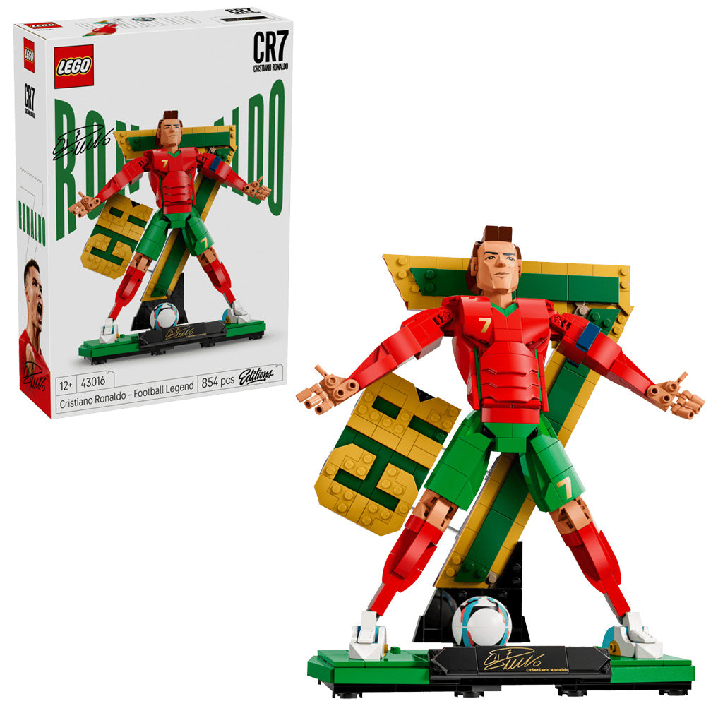 LEGO Editions 43016 Cristiano Ronaldo – Football Legend Age 12+ 854pcs
