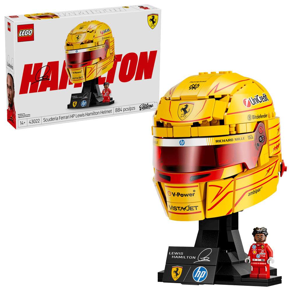 LEGO Editions F1 43022 Scuderia Ferrari HP Lewis Hamilton Helmet Age 14+ 884pcs