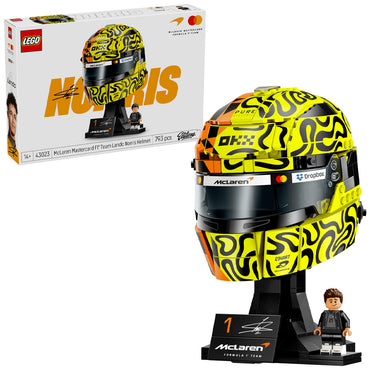 LEGO Editions McLaren F1 Helmet Bundle: Lando Norris & Oscar Pisatri Age 14+