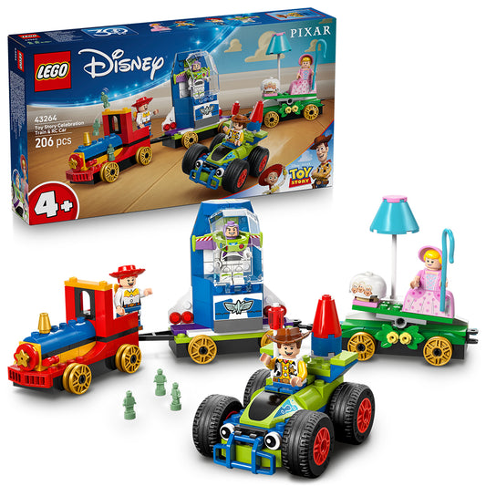 LEGO Disney 43264 Toy Story Celebration Train & RC Car Age 4+ 206pcs