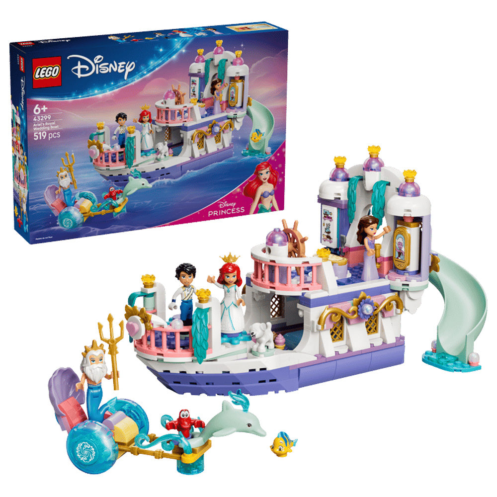 LEGO Disney 43299 Ariel's Royal Wedding Boat Age 6+ 519pcs