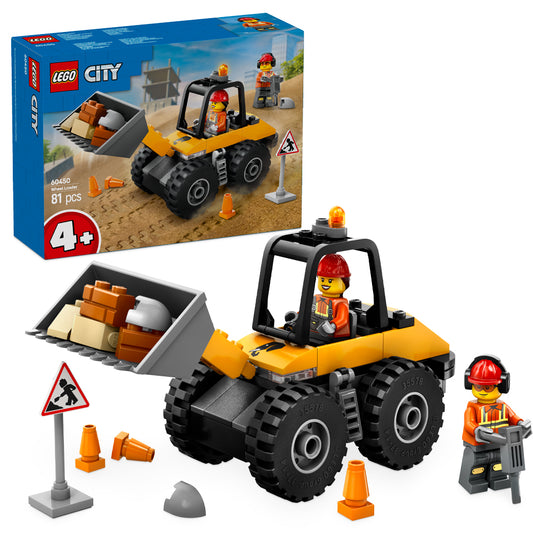 LEGO City 60450 Yellow Construction Wheel Loader Age 4+ 81pcs