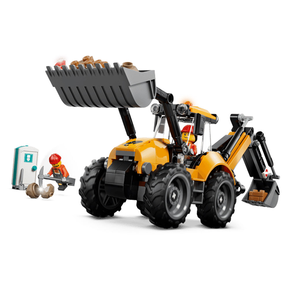 LEGO City 60480 Yellow Backhoe Loader Age 7+ 301pcs