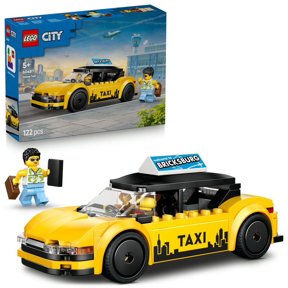 LEGO City 60487 Yellow Taxi Age 5+ 122pcs