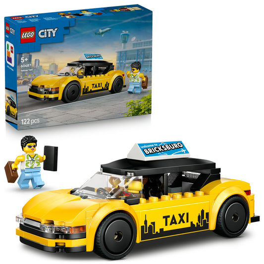 LEGO City 60487 Yellow Taxi Age 5+ 122pcs