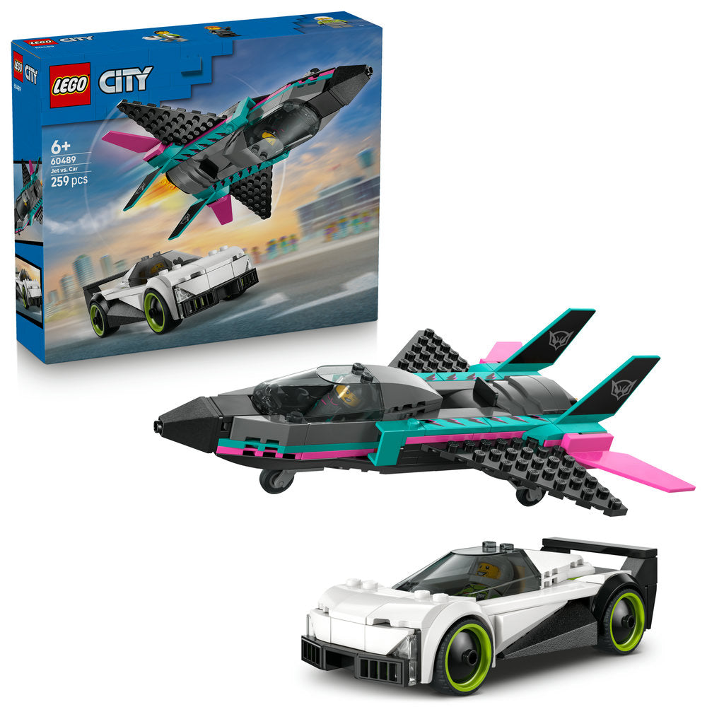 LEGO City 60489 Jet vs. Car Age 6+ 259pcs
