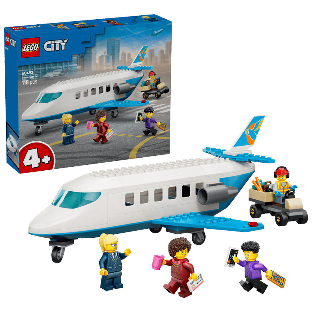 LEGO City 60492 Passenger Jet Age 4+ 118pcs
