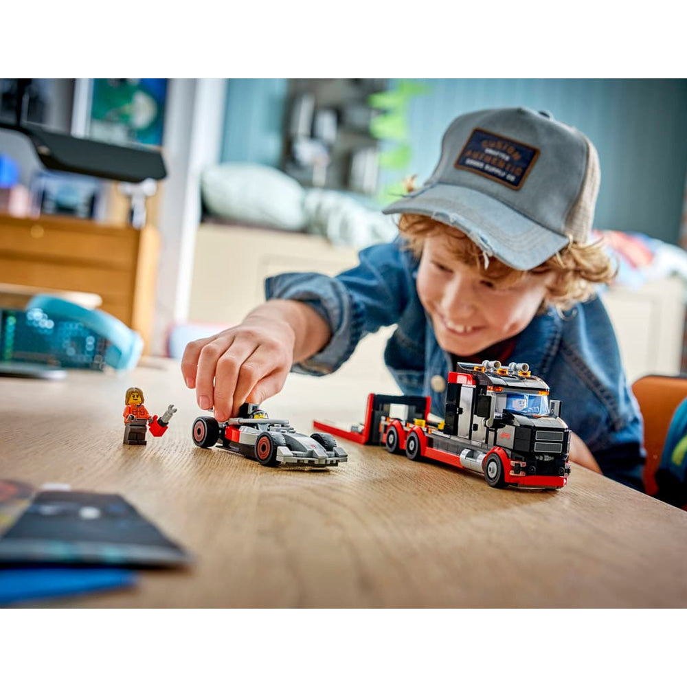 LEGO City 60493 F1 Display Truck with Audi F1 Race Car Age 7+ 508pcs