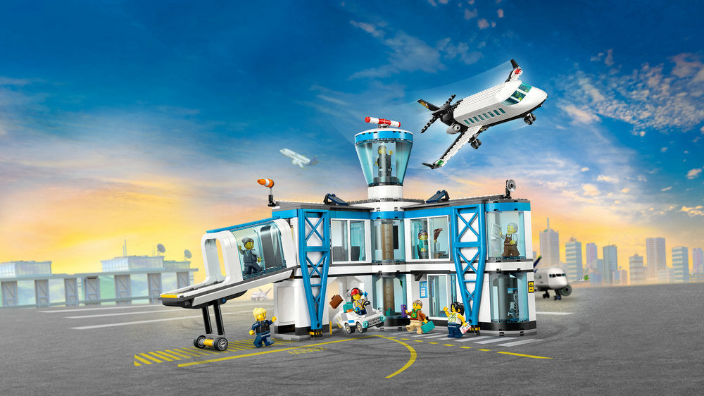 LEGO City 60502 Airport with Airplane Age 8+ 887pcs