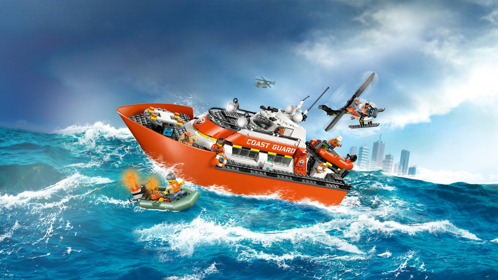 LEGO City 60504 Coast Guard Rescue Boat & Helicopter Age 7+ 742pcs
