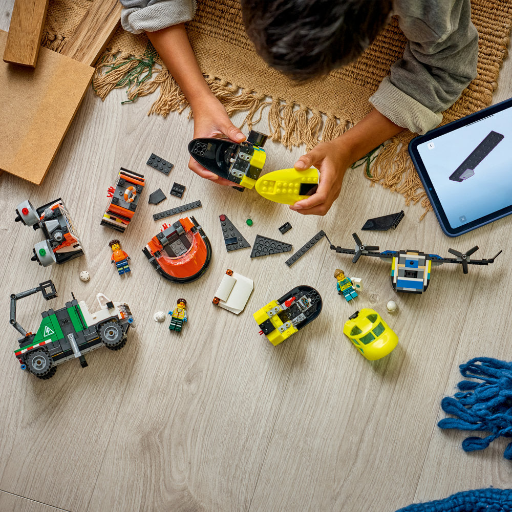 LEGO City 60505 Airplane, Service Truck & Hovercraft Remix Age 7+ 990pcs