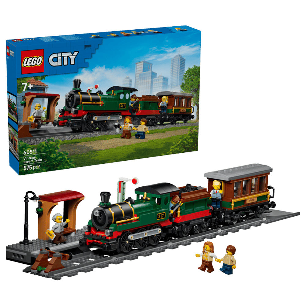 LEGO City 60511 Vintage Steam Train Age 7+ 575pcs