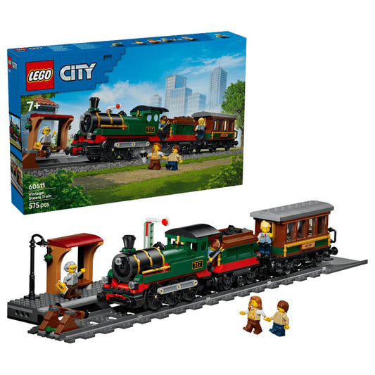 LEGO City 60511 Vintage Steam Train Age 7+ 575pcs