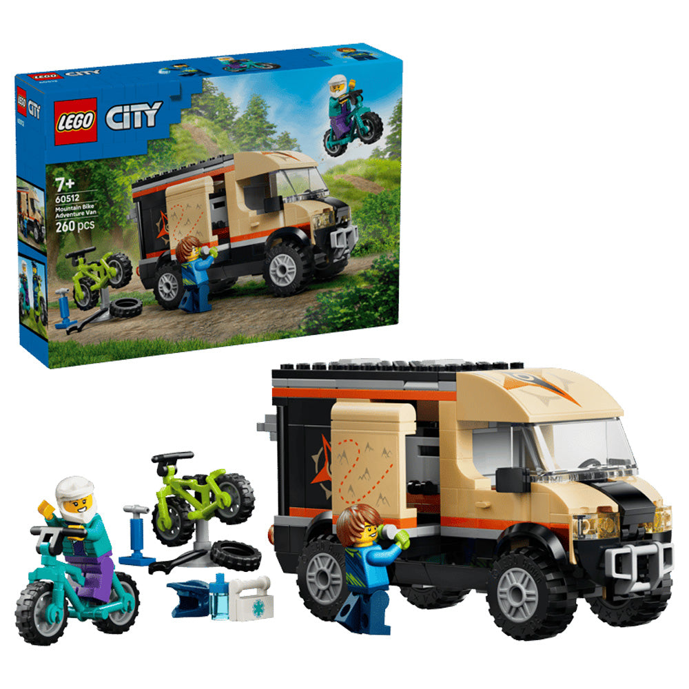 LEGO City 60512 Mountain Bike Adventure Van Age 7+ 260pcs
