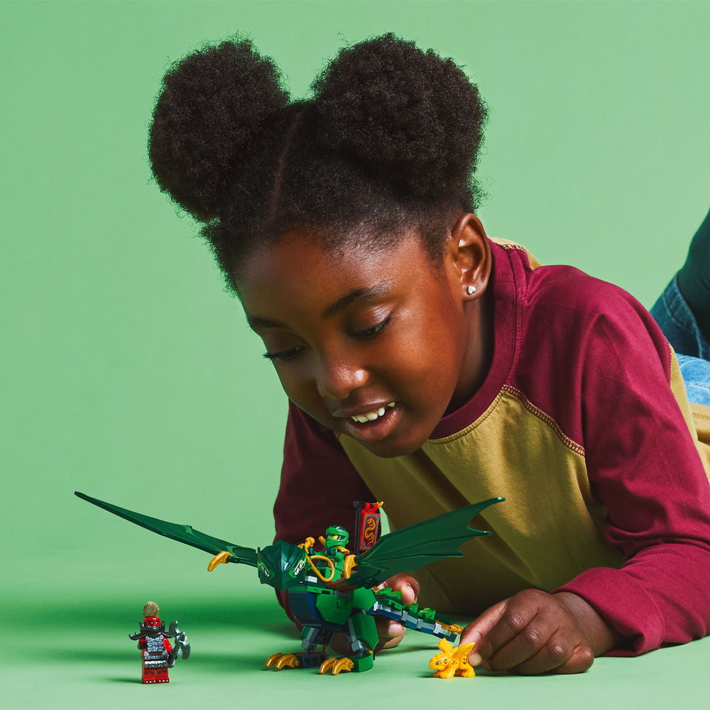 LEGO Ninjago 71829 Lloyd's Green Forest Dragon Age 6+ 128pcs