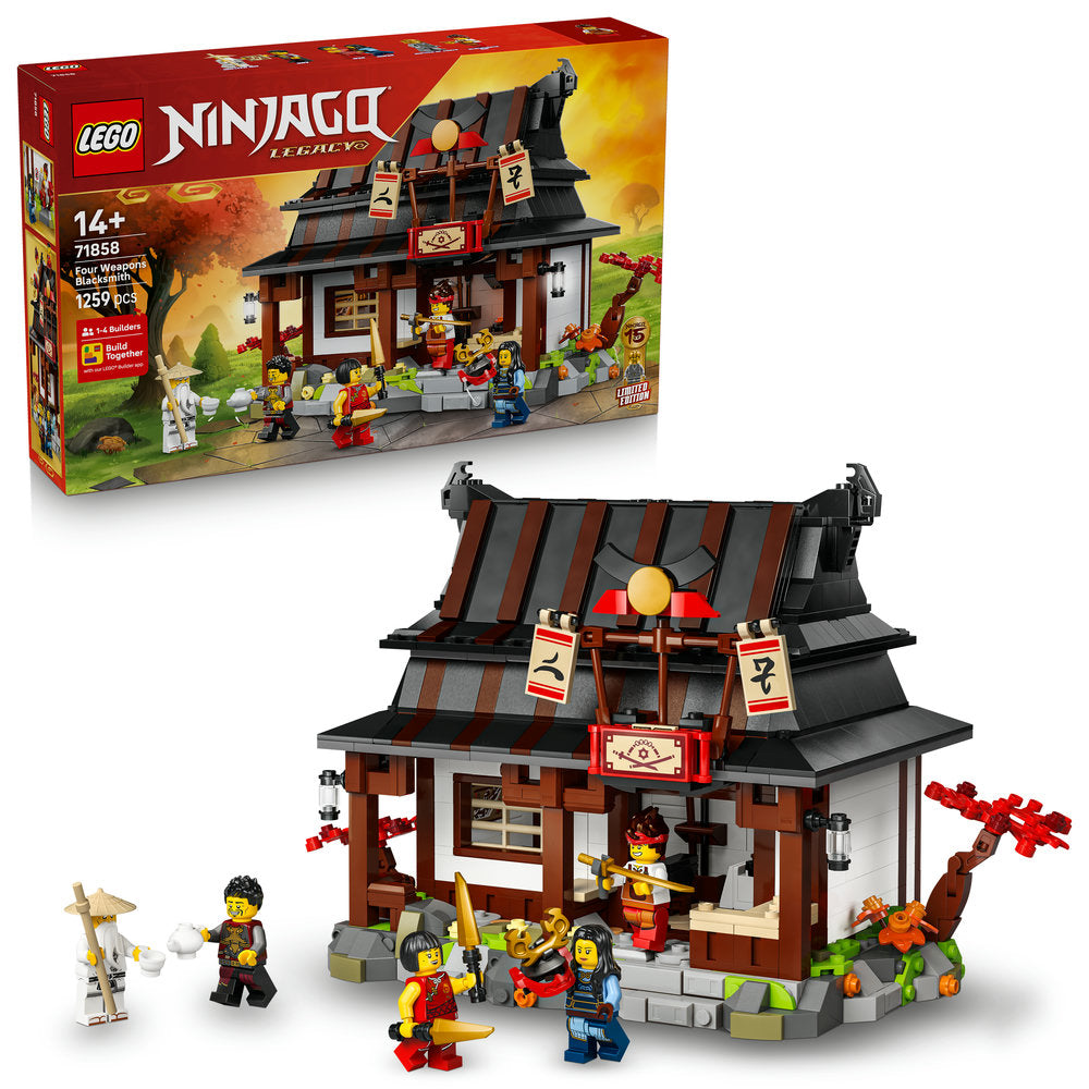 LEGO Ninjago 71858 Four Weapons Blacksmith 15th Anniversary Age 14+ 1259pcs