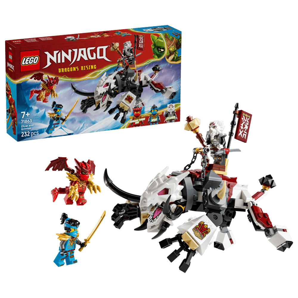 LEGO Ninjago 71863 Zilvar and Grimtak the Dragon Beast Age 7+ 232pcs