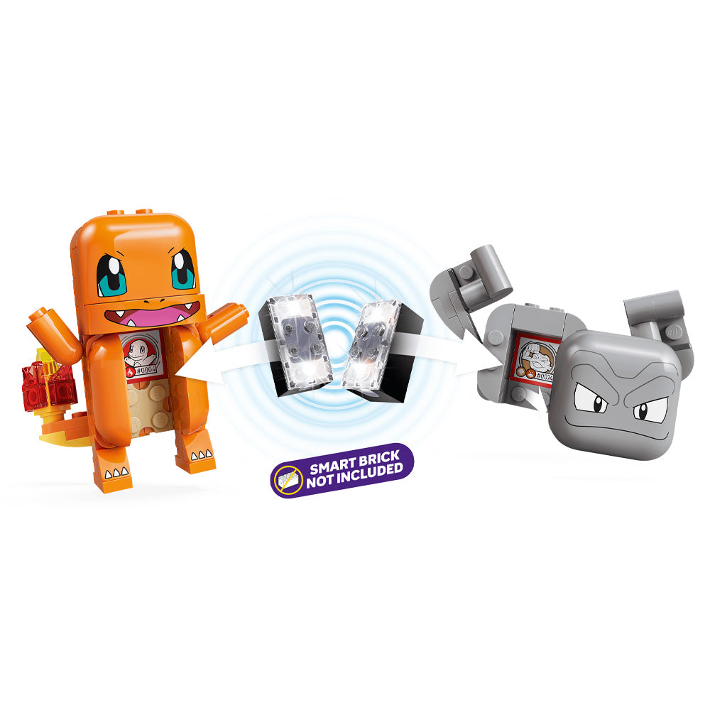 LEGO Pokemon 72157 SMART Play: Charmander & Geodude's Cavern Clash Age 6+ 198pcs