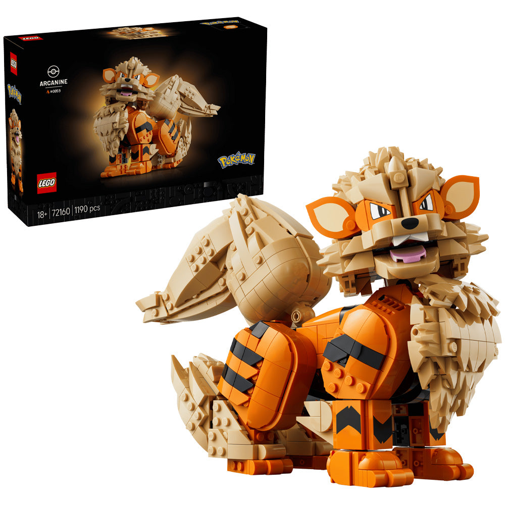 LEGO Pokemon 72160 Arcanine Age 18+ 1190pcs