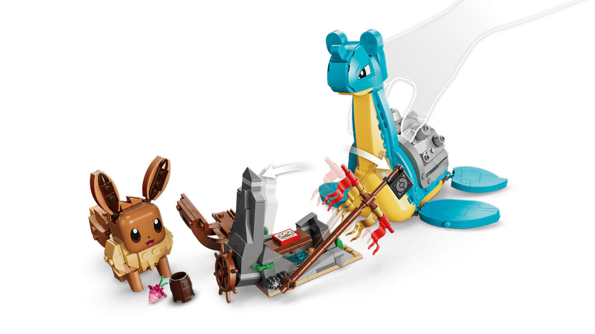LEGO Pokémon 72162 SMART Play: Eevee and Lapras's Treasure Hunt Age 8+ 623pcs