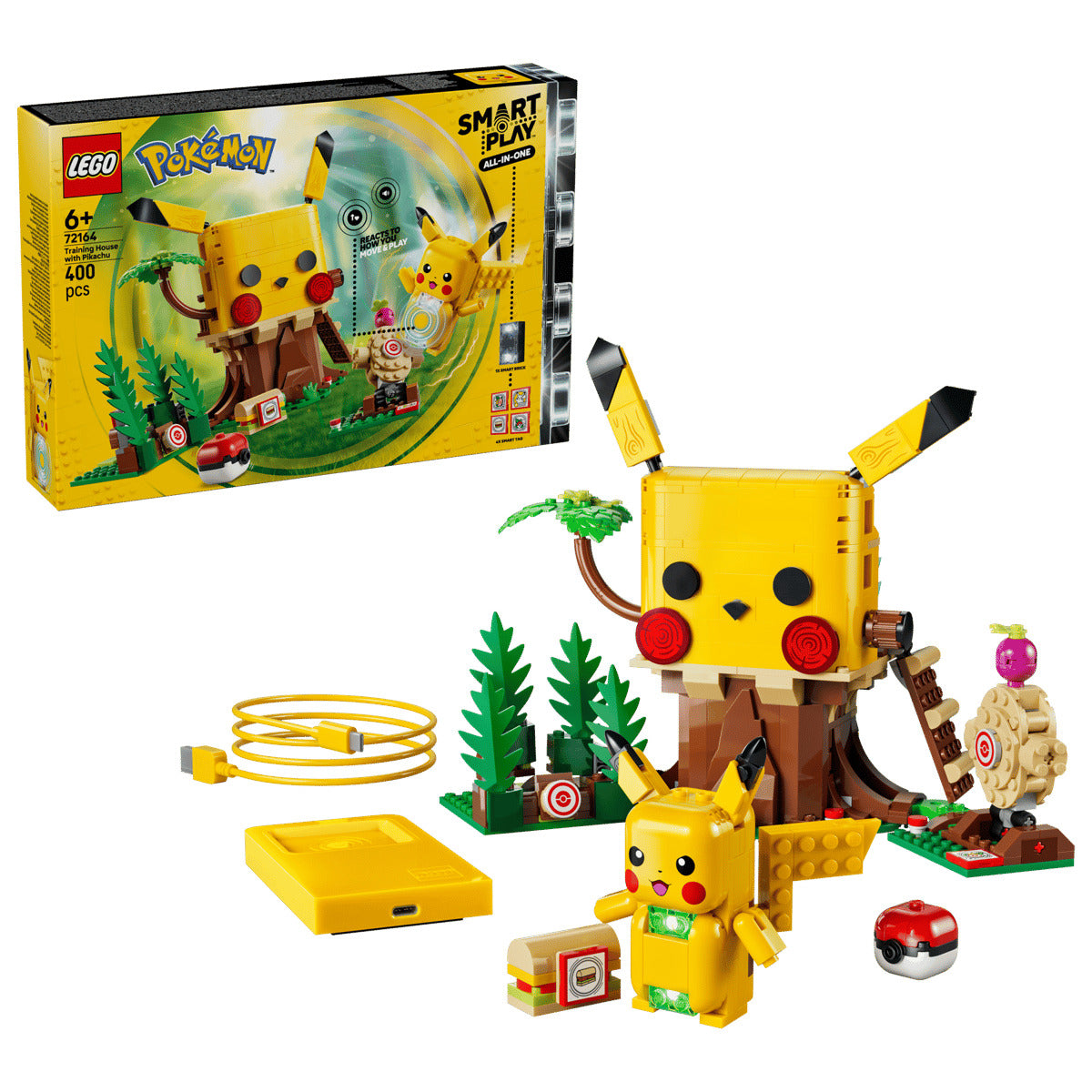 LEGO Pokémon 72164 SMART Play: Training House with Pikachu Age 6+ 400pcs