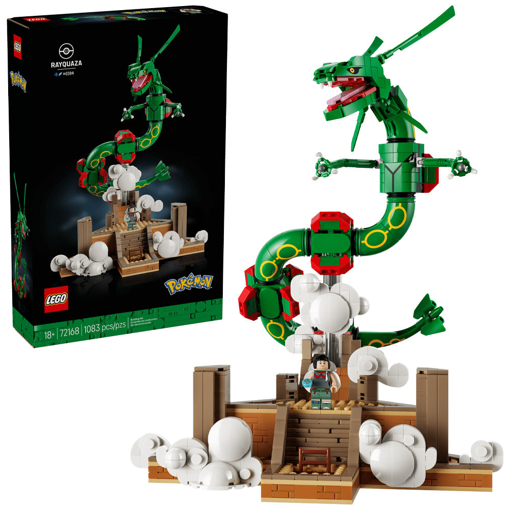 LEGO Pokemon 72168 Rayquaza Age 18+ 1083pcs