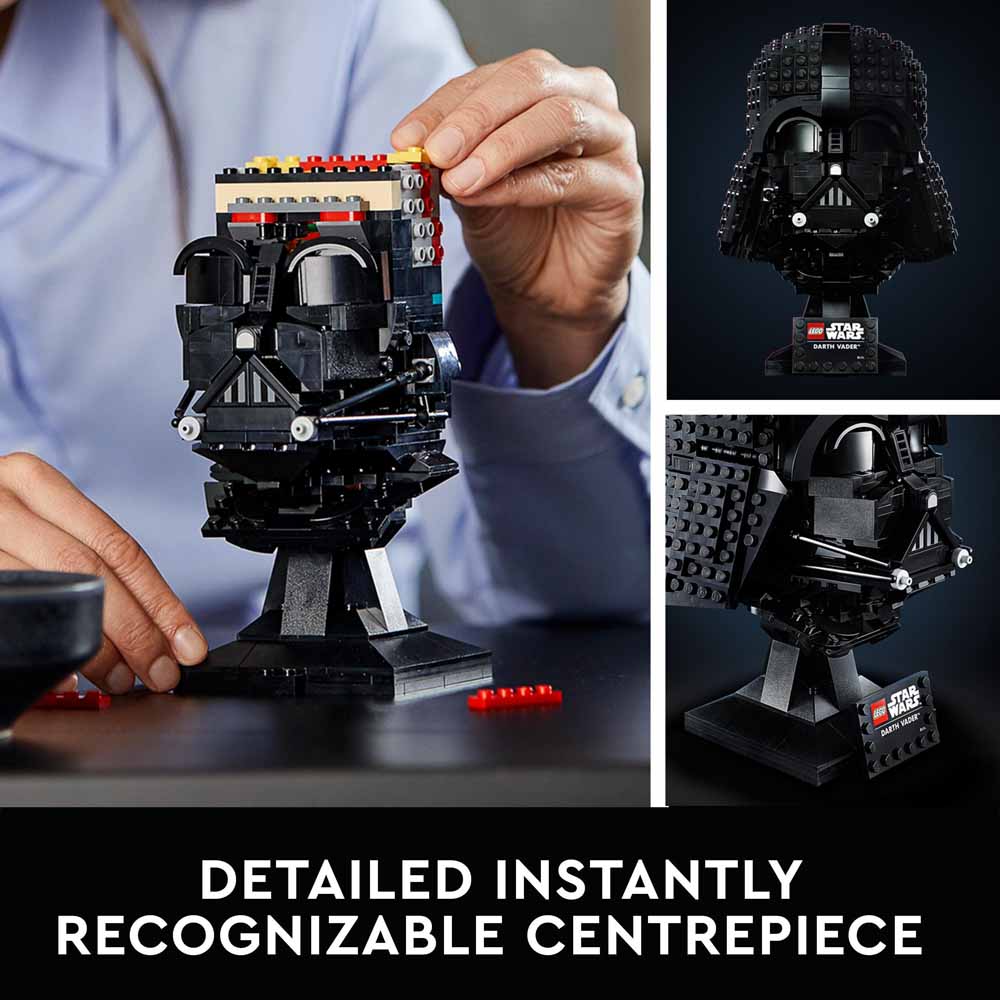 LEGO 75304 Star Wars Darth Vader Helmet Adult Set Age 18+ 834pcs