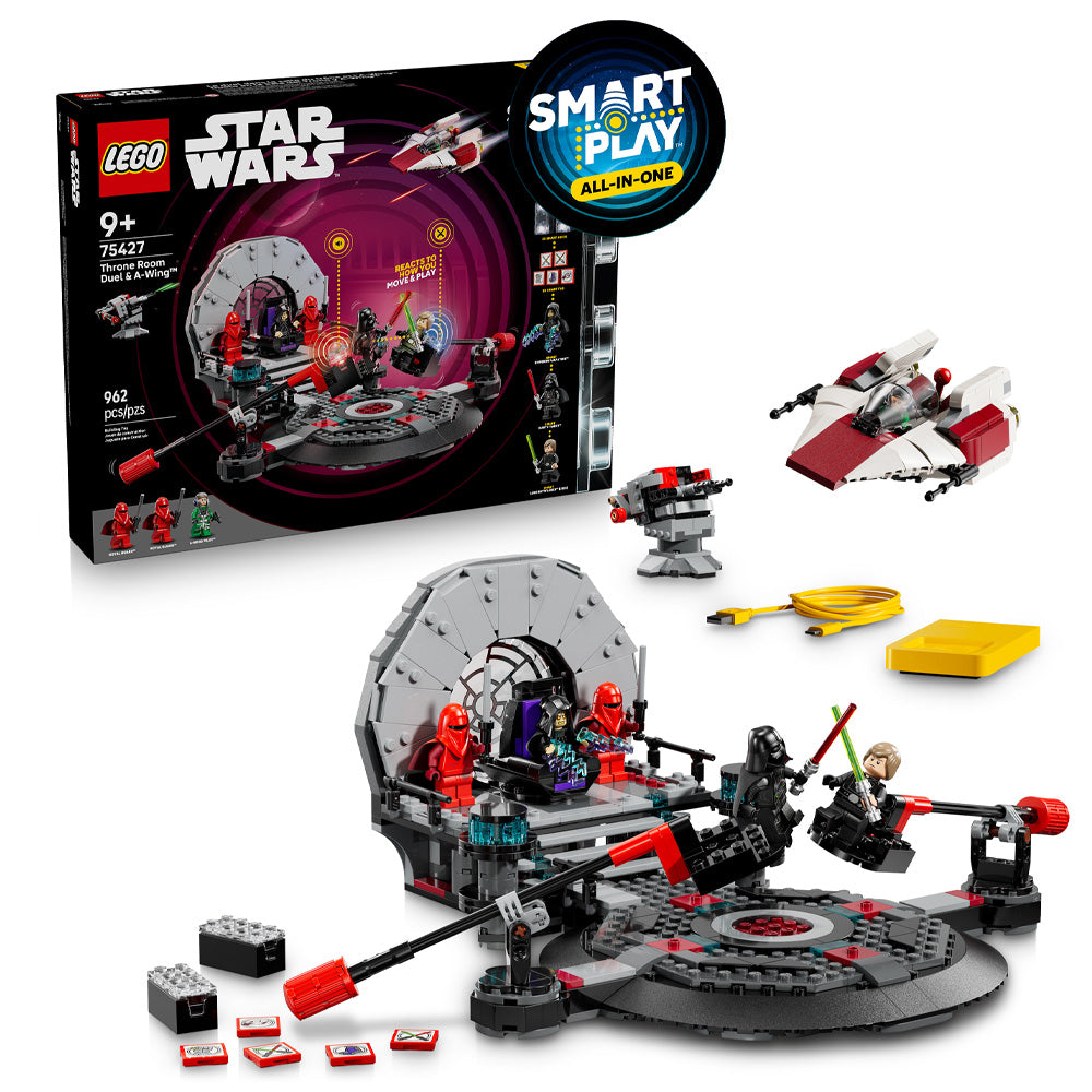 LEGO SMART Play 75427 Star Wars: Throne Room Duel & A-Wing Age 9+ 962pcs