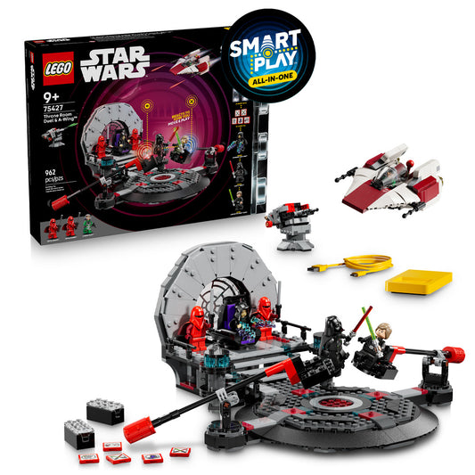 LEGO SMART Play 75427 Star Wars: Throne Room Duel & A-Wing Age 9+ 962pcs