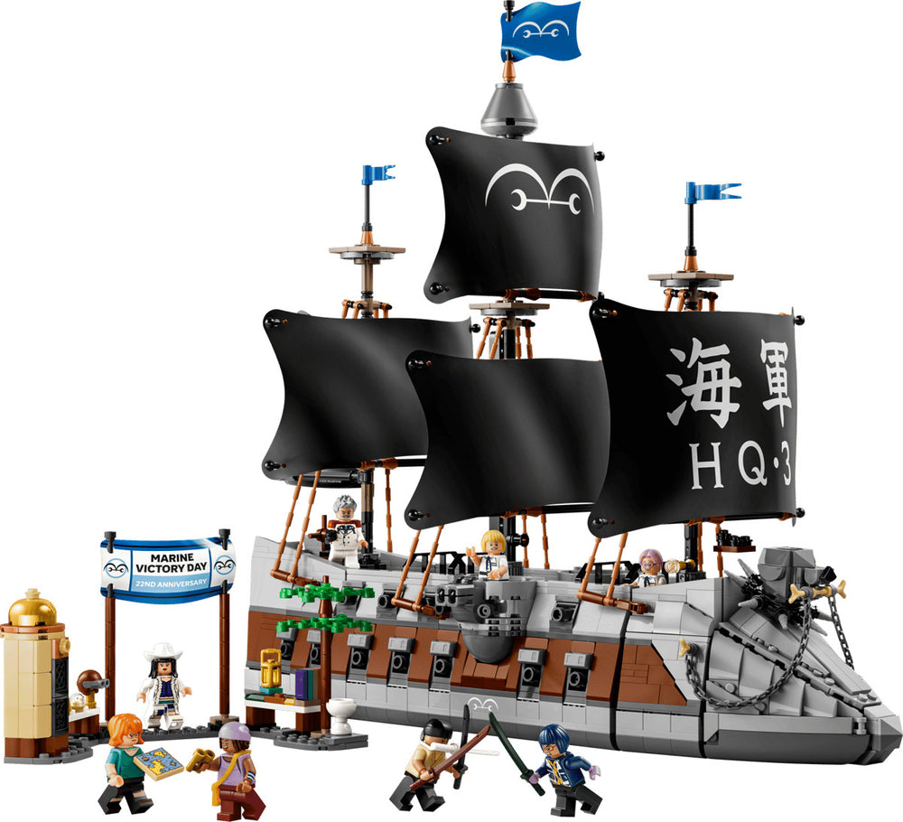 LEGO One Piece 75646 Garp's Marine Battleship Age 9+ 1705pcs