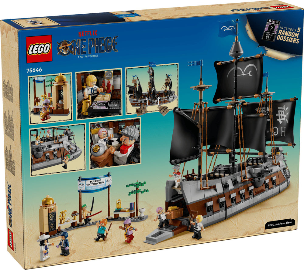 LEGO One Piece 75646 Garp's Marine Battleship Age 9+ 1705pcs