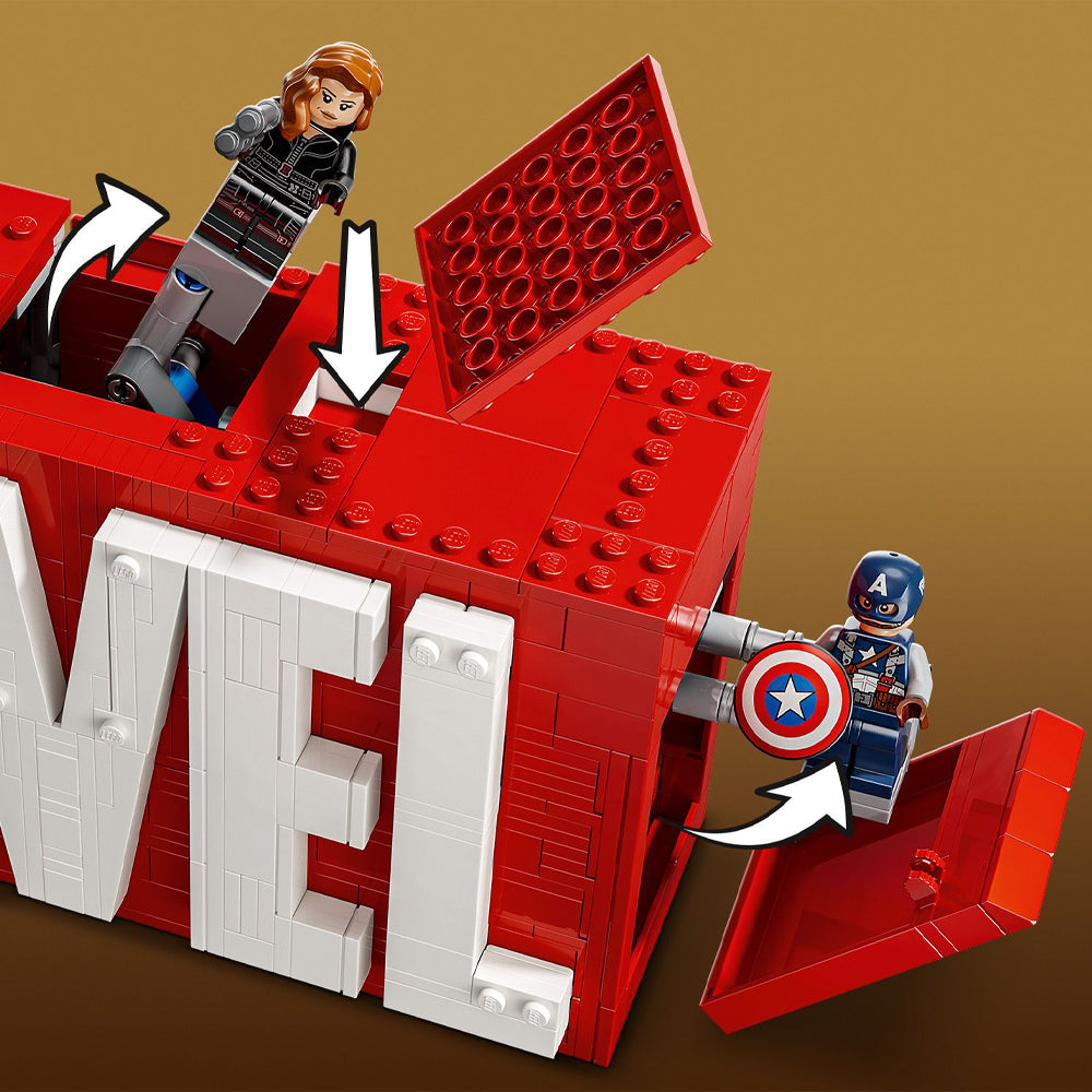 LEGO Marvel 76313 MARVEL Logo & Minifigures Age 12+ 931pcs
