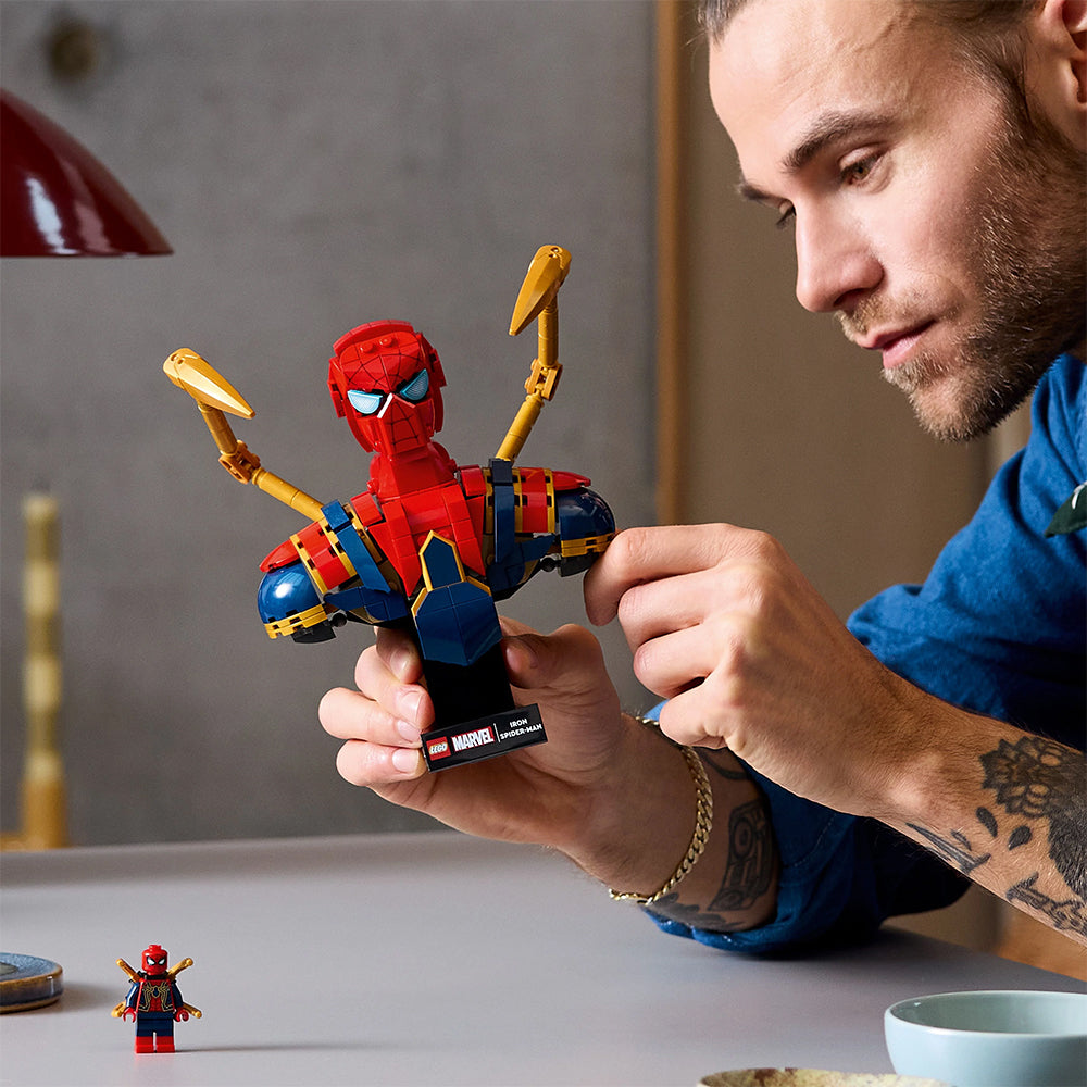 LEGO Marvel 76326 Iron Spider-Man Bust Age 18+ 379pcs