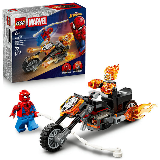 LEGO Super Heroes 76335 Spider-Man vs. Ghost Rider Motorcycle Age 6+ 72pcs