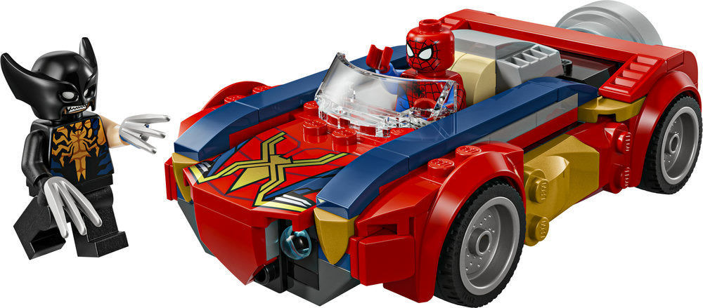 LEGO Super Heroes 76336 Spider-Man Car vs. Venomized Wolverine Age 7+ 134pcs