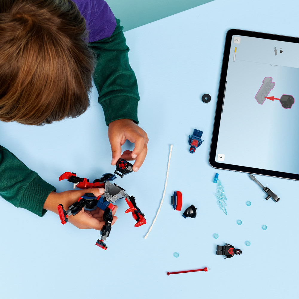LEGO Super Heroes 76337 Miles Morales Mech vs. Spider-Man 2099 Age 6+ 135pcs