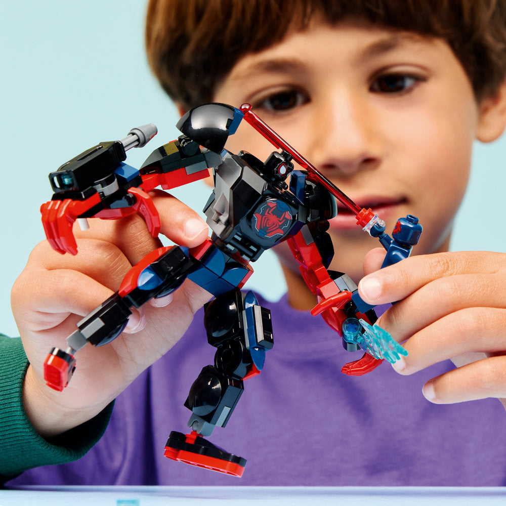 LEGO Super Heroes 76337 Miles Morales Mech vs. Spider-Man 2099 Age 6+ 135pcs