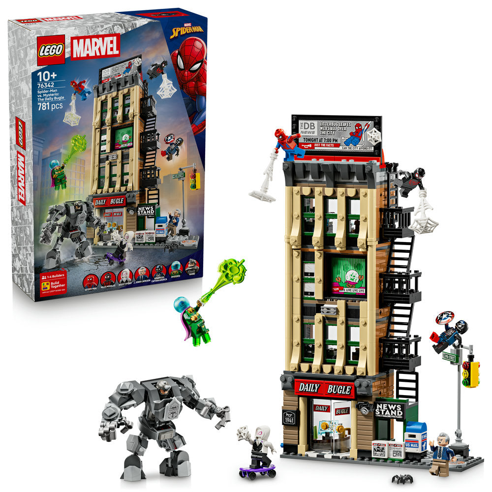 LEGO Super Heroes 76342 Spider-Man vs. Mysterio: The Daily Bugle Age 10+ 781pcs