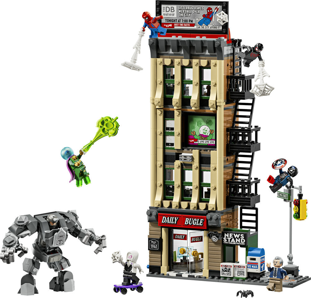 LEGO Super Heroes 76342 Spider-Man vs. Mysterio: The Daily Bugle Age 10+ 781pcs