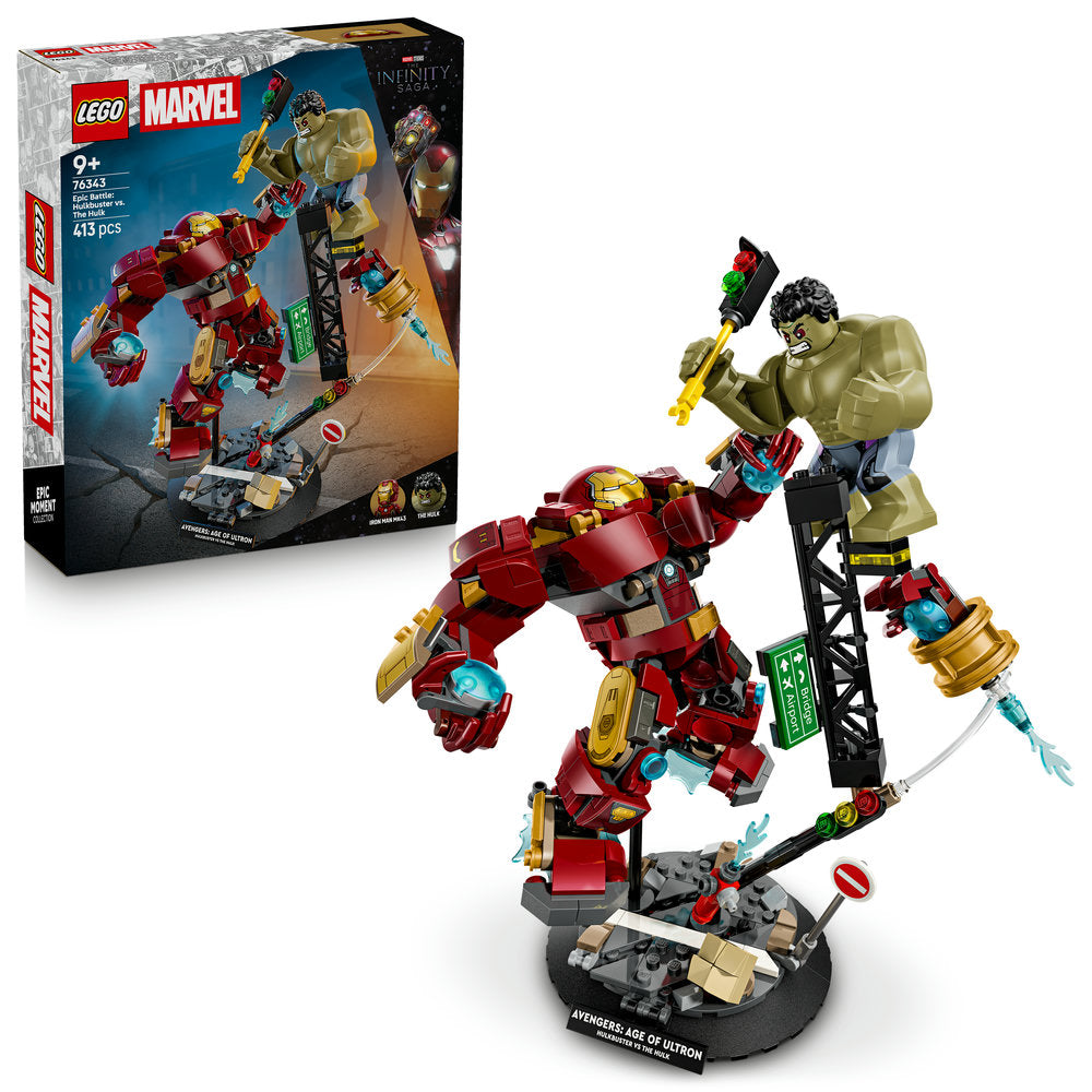 LEGO Super Heroes 76343 Epic Battle: Hulkbuster vs. The Hulk Age 9+ 413pcs